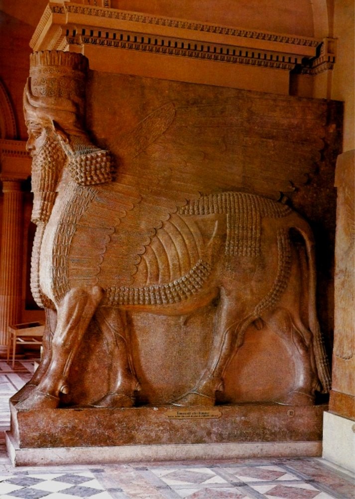 Gate Guardian Sumerian sculpture