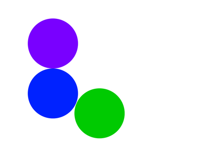 Analogous colors purple blue green
