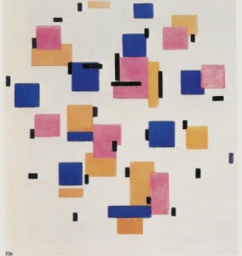 Composition in Blue by Mondrian
