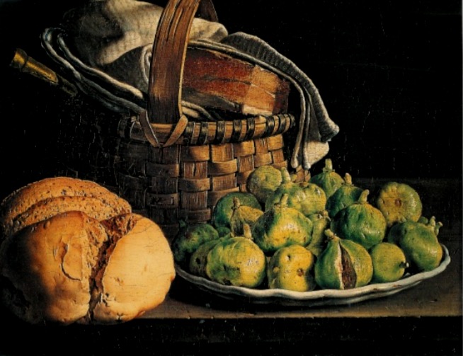 Still Life with Figs and Bread