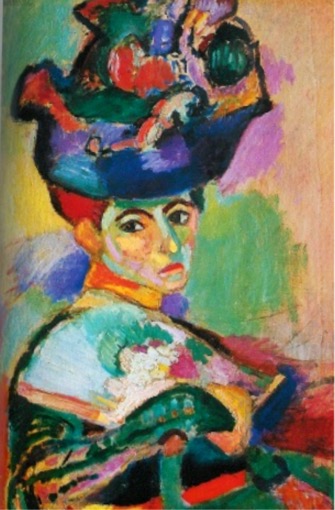 Matisse portrait Woman with hat Fauvism