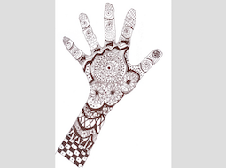 Mendhi Handprints Article Image