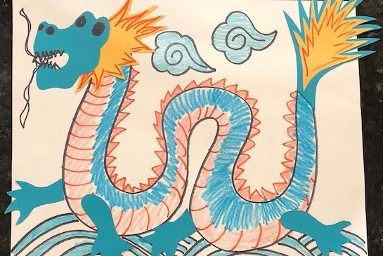 chinese dragon pattern for kids