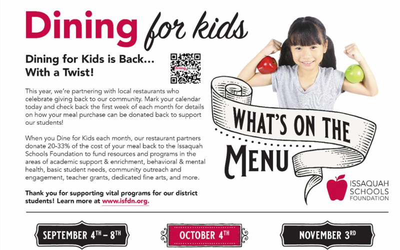 New Article: Dining For Kids...is Back With a Twist!