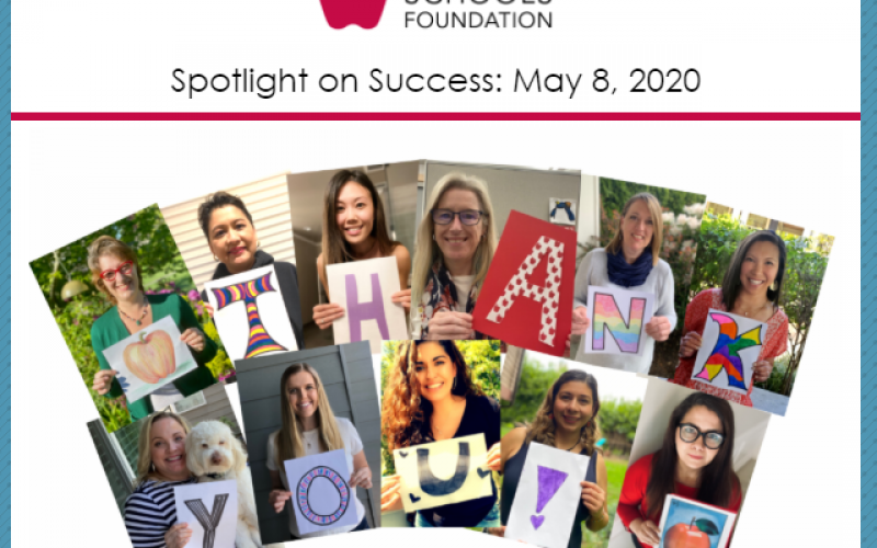 Spotlight on Success: May 8, 2020 Article Image