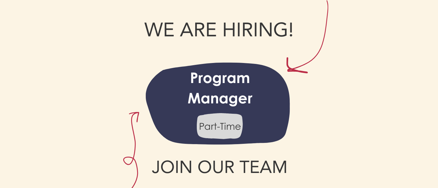 We're hiring a program manager